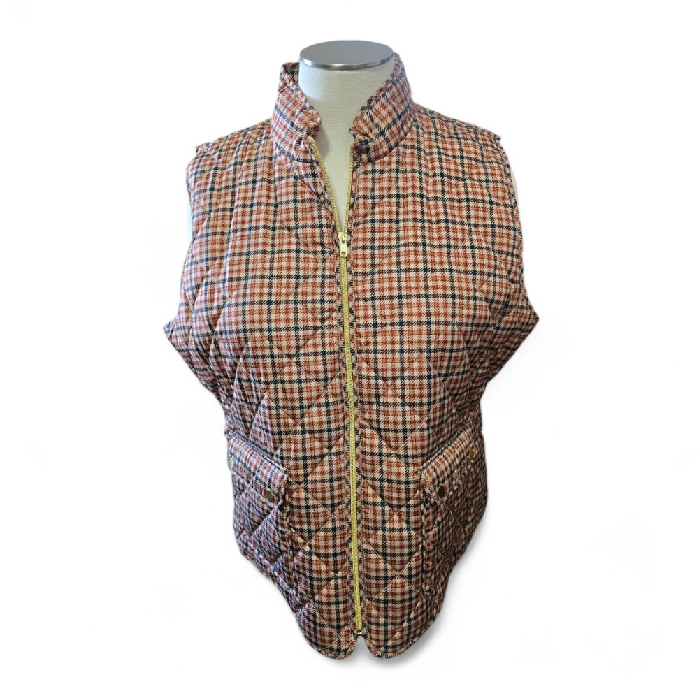 St. John's Bay Multicolor Quilted Vest